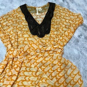 Orange and beige super chic blouse Miami style! 🍊 🏝
